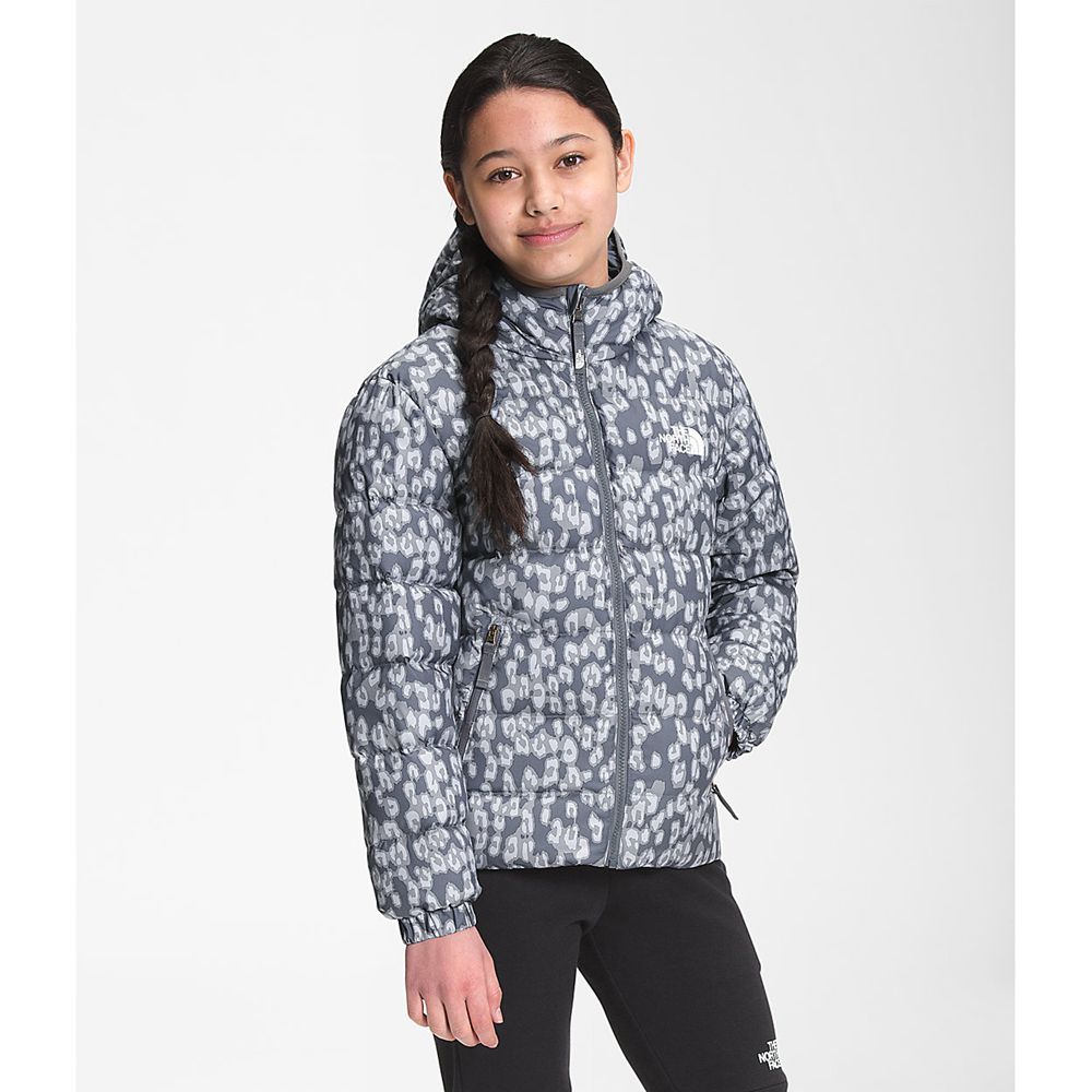 The North Face Jackets Girls Australia - The North Face Printed Hyalite Grey Leopard (ZOY-769104)